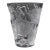 Vintage 1950s Lalique Ispahan Clear & Frosted Crystal Vase With Roses in Relief For Sale