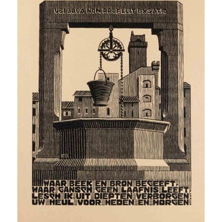 Maurits Cornelis Escher, Escher Edition of 300, 1931, Woodcut Print For Sale
