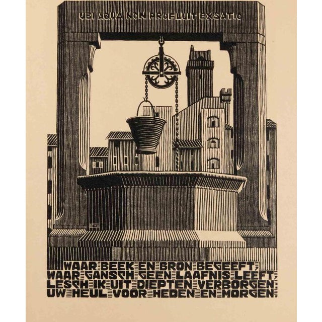 Maurits Cornelis Escher, Escher Edition of 300, 1931, Woodcut Print For Sale