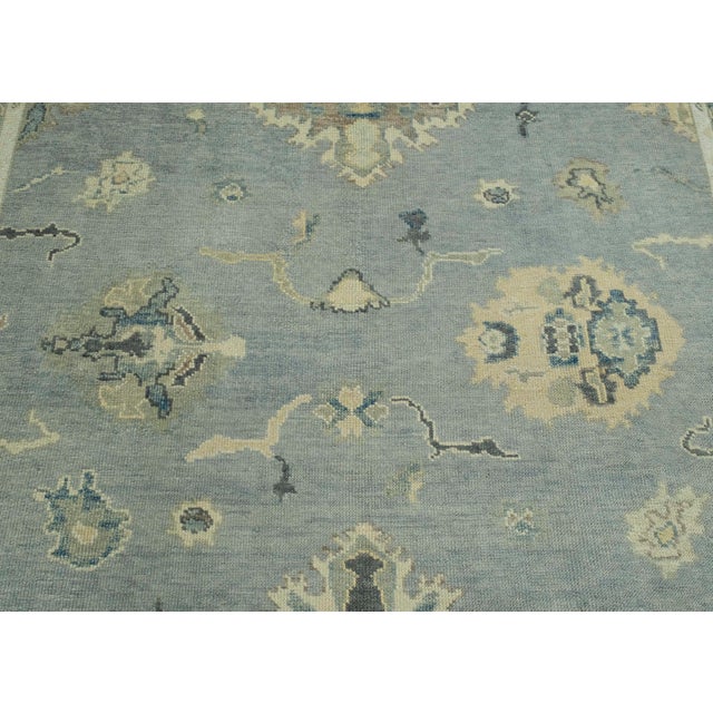 Turkish Oushak Rug 9'1" x 12'9" #18114 For Sale In Houston - Image 6 of 8