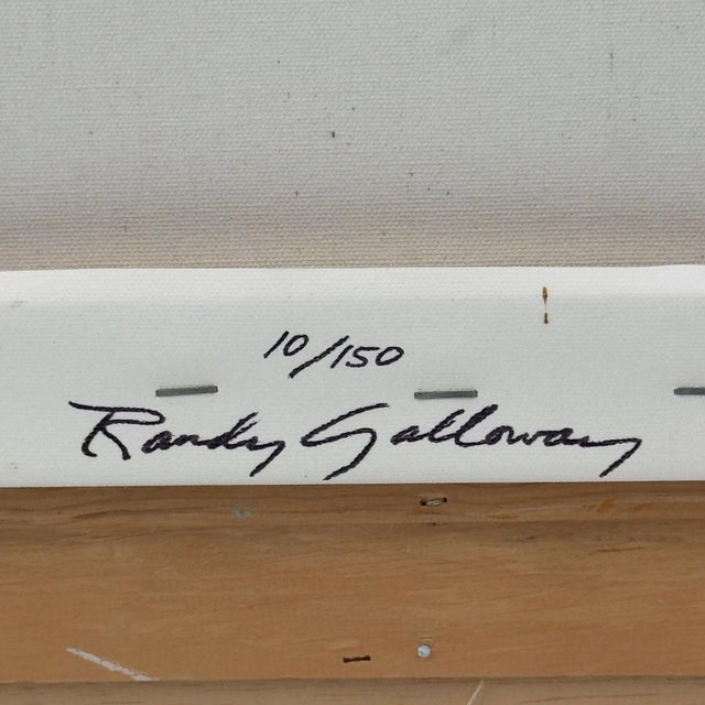 Vintage Randy Galloway “In Any Language” Signed Limited Edition Giclée on Canvas 10/150 For Sale - Image 12 of 12