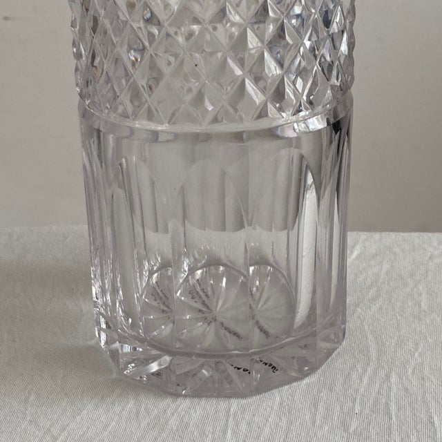 Vintage Crystal Whisky Decanter from Baccarat, 1970s, in Very Good conditions. Designed 1970 to 1979