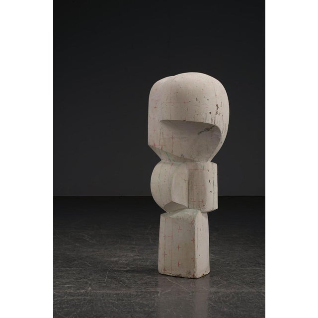 Pol Spilliaert, Abstract Sculpture, Plaster For Sale - Image 3 of 16