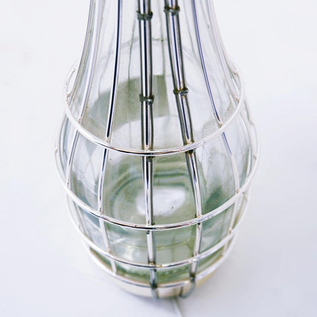 1980s Decanter Table Lamp by Maison Christofle for Ruinart, 1980s For Sale - Image 5 of 18