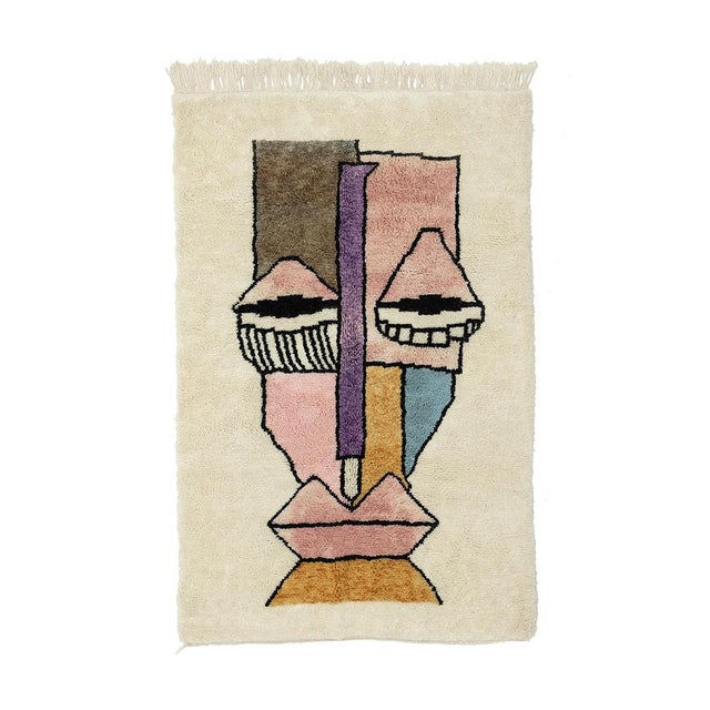 Hand-Knotted Wool Rug by Azele Studio For Sale - Image 11 of 11