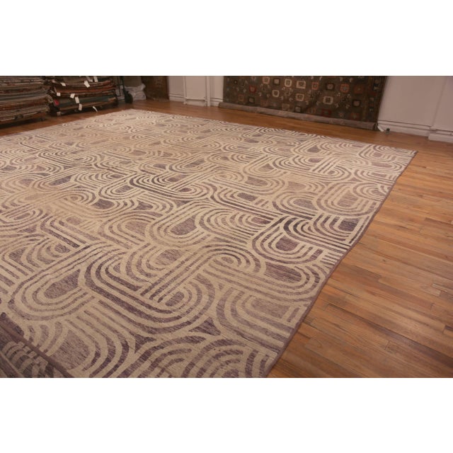 Art Deco Nazmiyal Collection Oversized Modern Art Deco Rug For Sale - Image 3 of 10