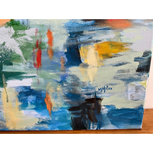 Abstract Large Original Acrylic Art on Canvas by M. Miller For Sale - Image 17 of 17