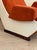 A splendid Italian-made lounge chair, created between the late 1960s and early 1970s, a perfect example of the "Space Age"...