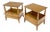 Pair Heywood Wakefield Mid-Century Modern One Drawer Nightstands End Tables Mint For Sale