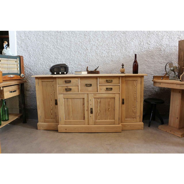 Country-Style Chest of Drawers in Wood, 1980s For Sale - Image 8 of 8