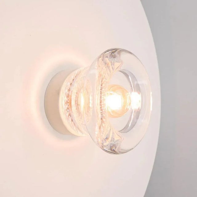 Glass Wall Sconce attributed to Cosack Leuchten, 1970s For Sale - Image 13 of 16