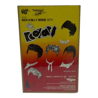 1980 "Rock-A-Billy Boogie" Concert Poster For Sale
