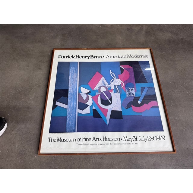 Original Patrick Henry Bruce “American Modernist “ 1979 Exhibition Poster For Sale In Denver - Image 6 of 12