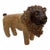 Signed Tom & Judy Touchstone Turkey Mountain Pottery Lion Sculpture – Georgia Folk Art, 8” For Sale