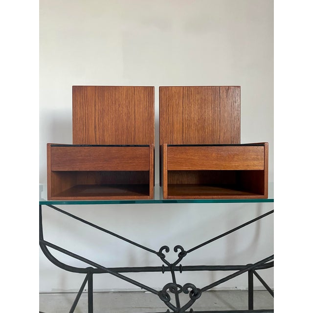 GETAMA 1950s Hans Wegner for Getama Nightstands, a Pair For Sale - Image 4 of 14