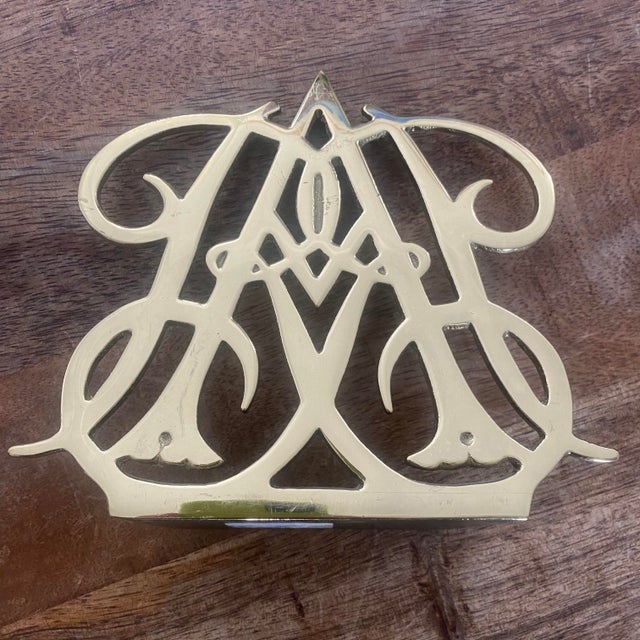 Queen Anne Cypher Vintage 1977 Colonial Williamsburg Foundation Brass