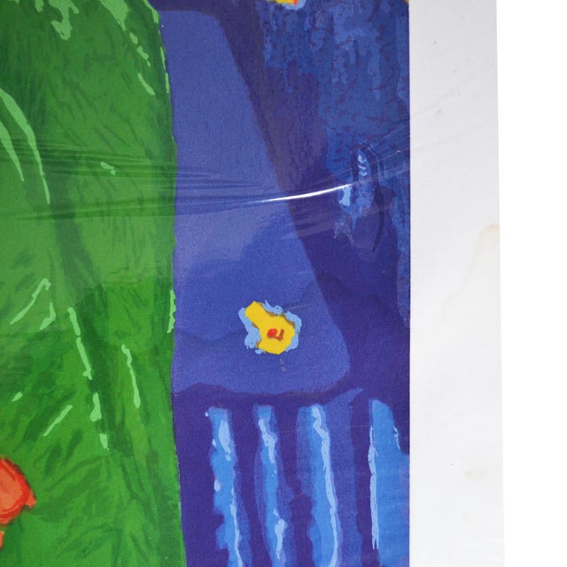 Limited Edition "Orange Dress" Seriolithograph by Barbara Wood For Sale - Image 4 of 7