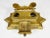 Mid 20th Century Solid Brass Desk Double Inkwell and Pen Holder For Sale - Image 10 of 11