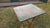 Mid-Century Distressed Painted Iron Garden Table and Chairs, Set of 3 For Sale - Image 10 of 17