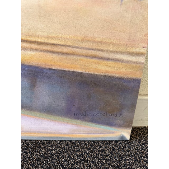 Large 1980's Southern California Coastal Market Scene Painting For Sale In Los Angeles - Image 6 of 8
