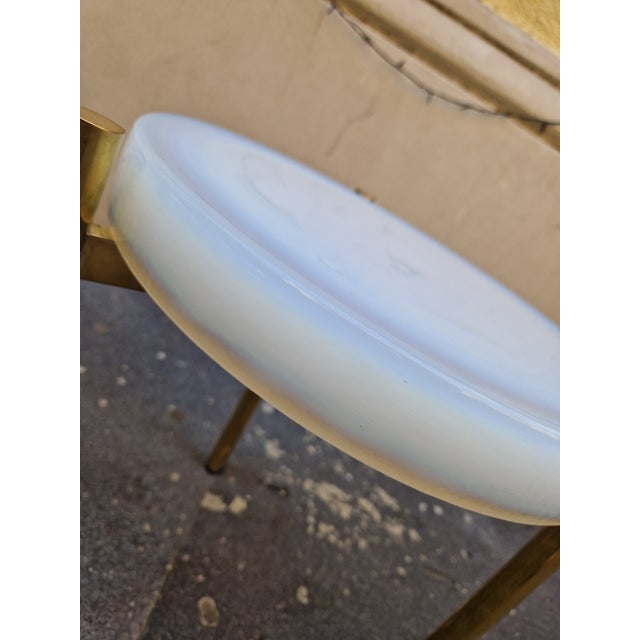 Tripod Brass Coffee Table For Sale - Image 11 of 12