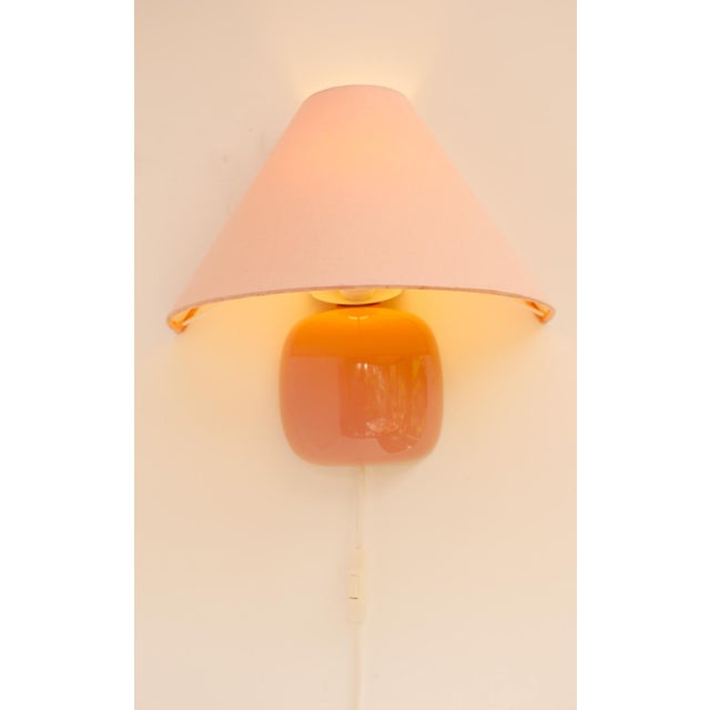 Vintage Scandinavian Wall Sconce in Pink from Ikea, 1980s For Sale - Image 12 of 17