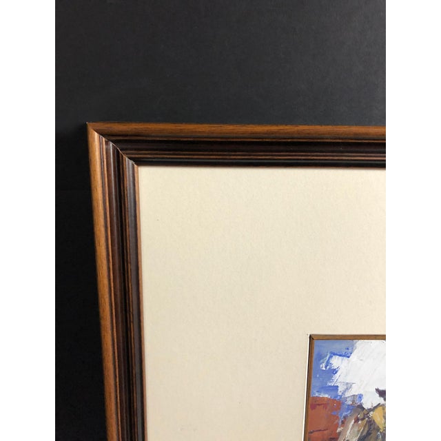 Brown 1990s American Western Watercolor By James Lee Colt "Cowboys" For Sale - Image 8 of 10