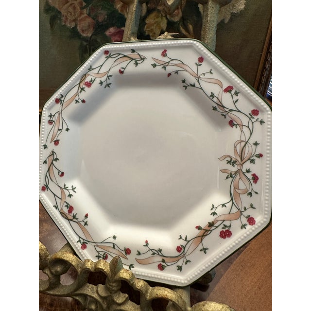 Vintage Johnson Brothers Eternal Beau Salad Plates -Set of 5 For Sale - Image 11 of 12