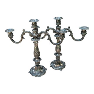 Reed & Barton 741 Candelabras-a Pair For Sale