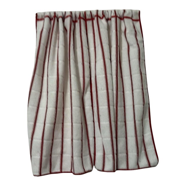 Set of 2 Upcycled Curtains Pair 15 Wide X 23 Length Handmade For Sale