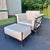 Contemporary Michael Taylor Attributed "Jerome" Lounge Chair and Ottoman For Sale - Image 3 of 9