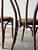 Bentwood Oak Café Chairs W/ Rose Floral Seats, 1933 World's Fair — Set of 7 For Sale - Image 11 of 17