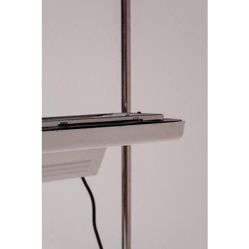 1970s Chrome Model 1105 Floor Lamp by Bruno Gecchelin for Arteluce, 1970s For Sale - Image 5 of 12
