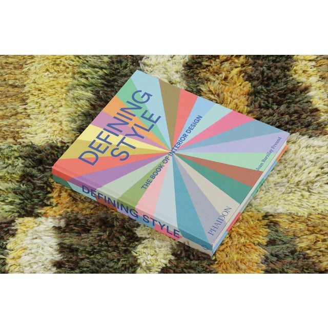 White Vintage Swedish Rya Runner With Green and Ochre Tectonic Geometry - Rug & Kilim For Sale - Image 8 of 8