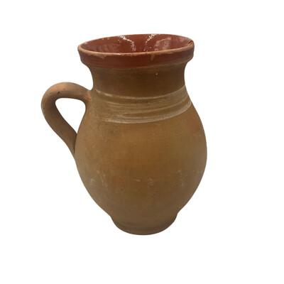 Farmhouse Antique Hungarian Folk Art Pottery For Sale - Image 3 of 5