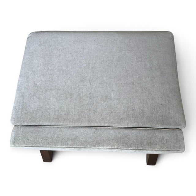 Ted Boerner Scoop Lounge Chair and Ottoman For Sale - Image 9 of 9