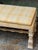 French Country Louis XIII Style Plaid Upholstered Bench For Sale - Image 12 of 12