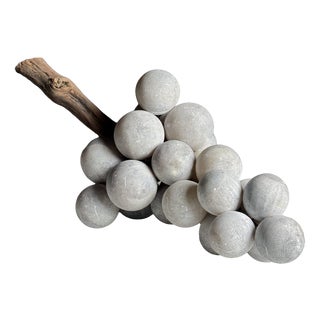 Grey Alabaster Grape Cluster For Sale