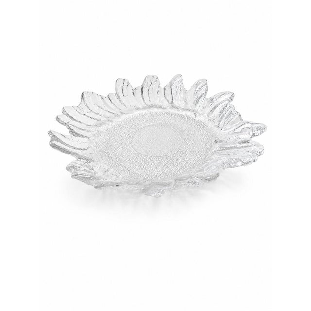 Glass Barock Serving Bowl in Glass from Lindshammar Glasbruk, 1970s For Sale - Image 7 of 7