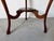 Vintage Carved Mahogany Wood Scalloped End Table With Lower Shelf For Sale In Miami - Image 6 of 12