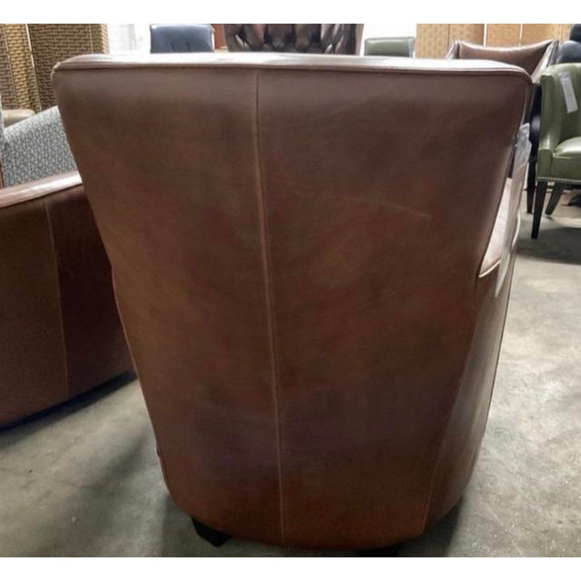 American Attributed Ethan Chair by American Leather For Sale - Image 3 of 3