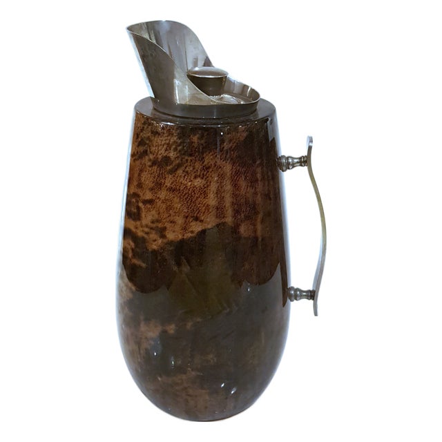 Thermos Flask attributed to Aldo Tura, 1960s, Set of 2 For Sale