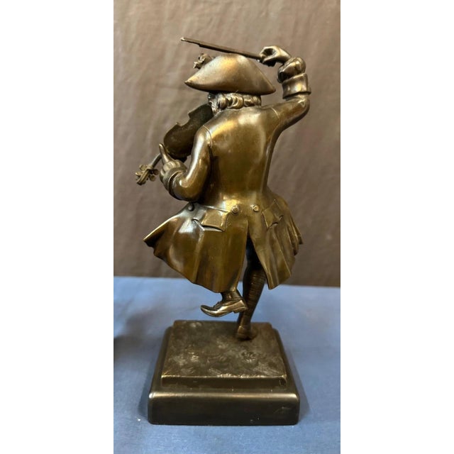 Antique Bronze Sculptures - A Pair For Sale - Image 10 of 12