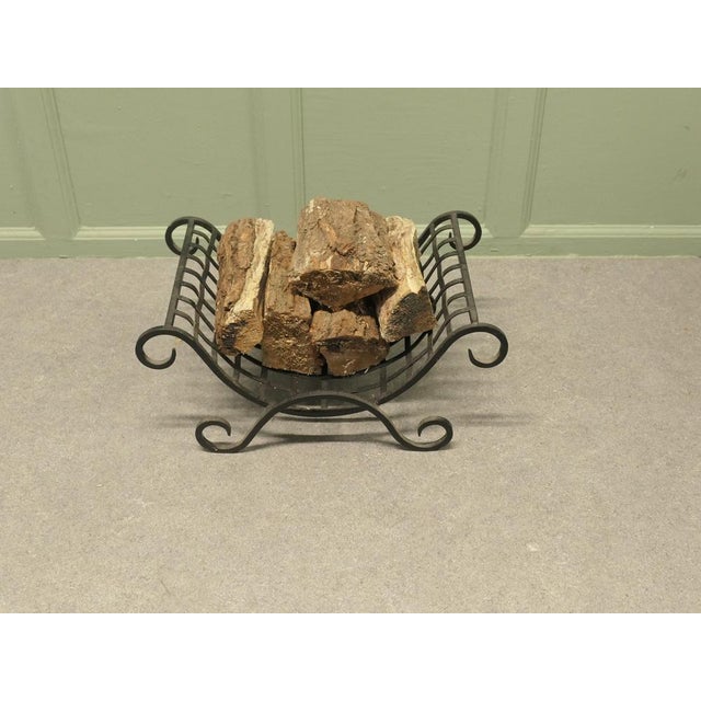 Cast Iron Log Carrier, 1960s For Sale - Image 4 of 8