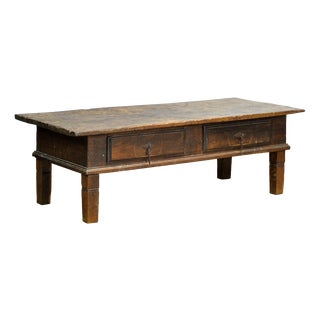 Vintage Oak Coffee Table, 1820 For Sale