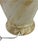 Vintage Orange and Cream Marbleized Ceramic Baluster Form Lamp For Sale - Image 6 of 15