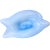 Glass Vintage Murano Opalescent Blue White Large Bubbles Italian Art Glass Mid Century Dolphin Fish Bowl For Sale - Image 7 of 7