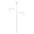 Elevate your Christmas tree decor with this Metal Triple Tree Topper Platform. Featuring a wintry white tone, this 36"...