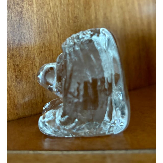 Vintage Saab Promotional Crystal Troll Made in Trollhättan Sweden Paperweight For Sale - Image 4 of 8