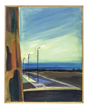Painting by John Ivar Berg, 1976